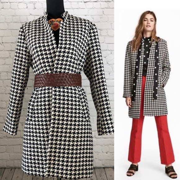 H&M Jackets & Blazers - H&M Houndstooth Coat